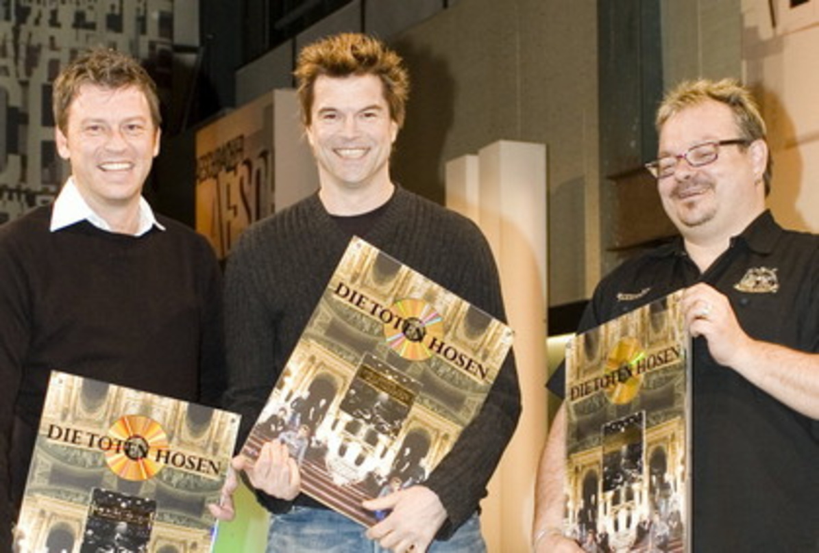 Ausgezeichnet (v.l.n.r.): Ralf Brachat, Campino und Stefan Matthey