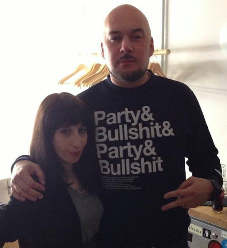 Feierte den zweijährigen Agenturgeburtstag: Gastgeberin Marina Buzunashvilli (musicism & cinelove) mit Kool Savas