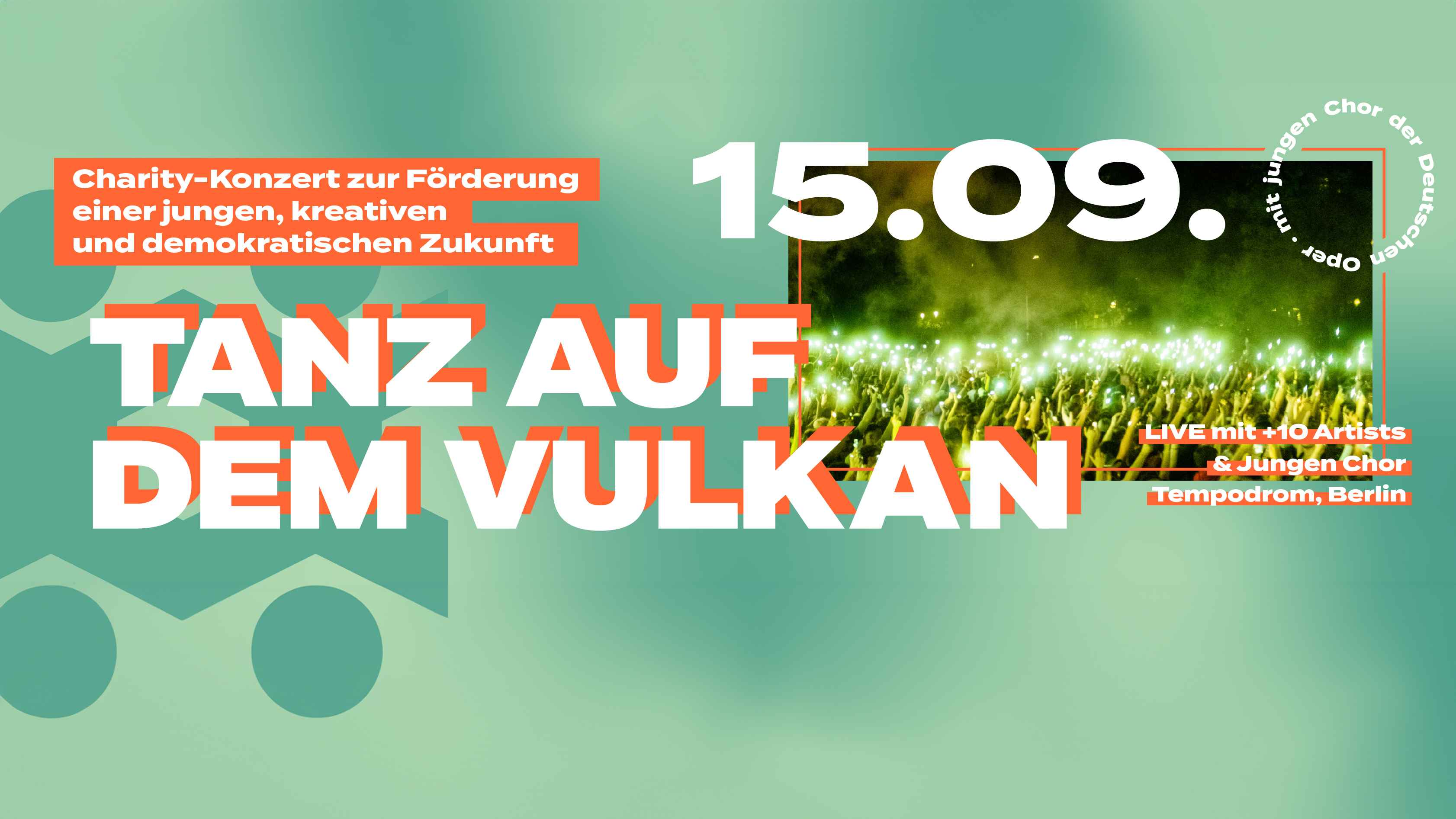 Findet am 15. September im Tempodrom statt: das Benefizkonzert "Tanz auf dem Vulkan".