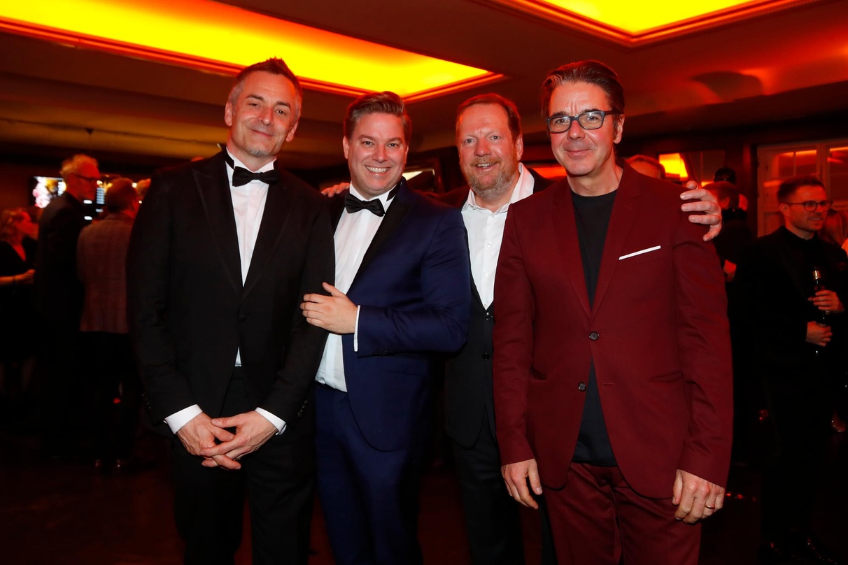 Freuten sich über den bejubelten Neustart der Show (von links): Gary Hickeson, Martin Flohr, Ralf Kokemüller und Christoph Biermeier