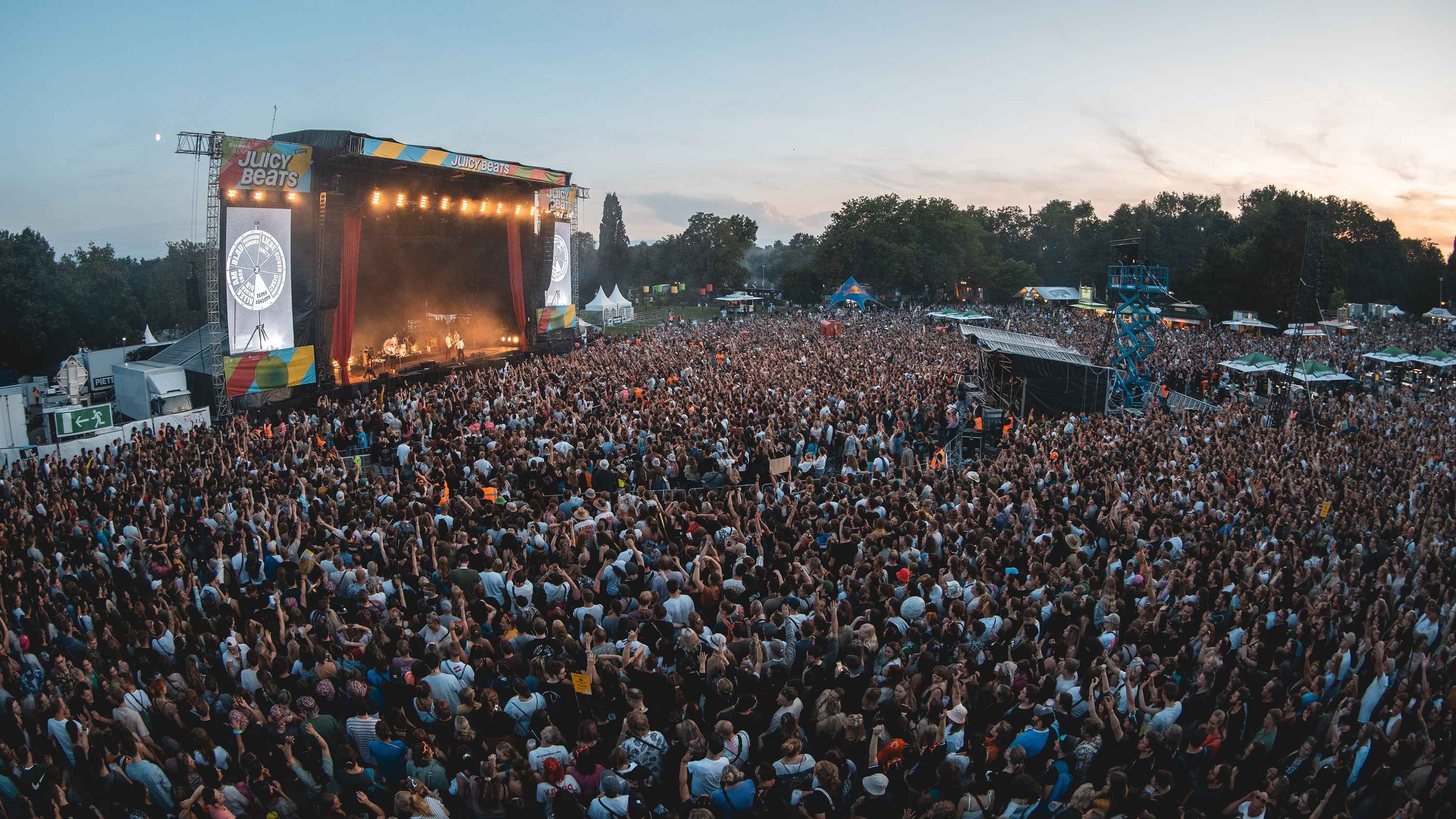 Will sich für 2026 neu erfinden: das Dortmunder Juicy Beats Festival, hier der Auftritt von Kraftklub 2023.