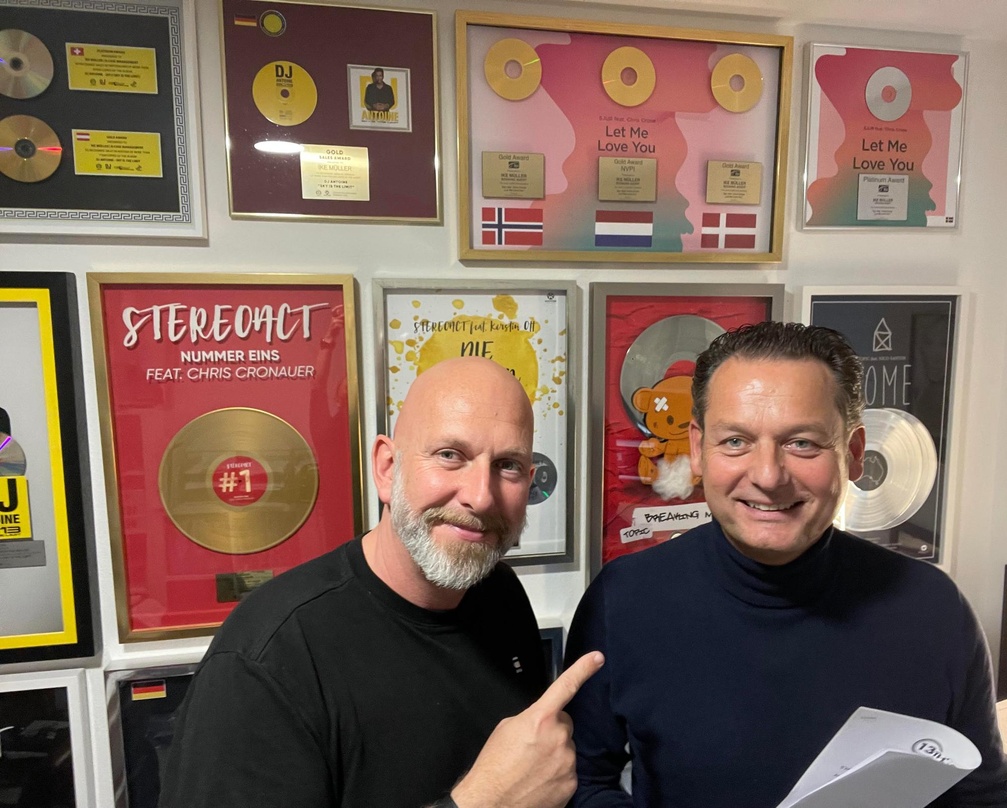 Jetzt ein Team: Ike Müller (CEO 13th Sounds) und Christian Stronczek (demnächst Produktmanager 13th Sounds)