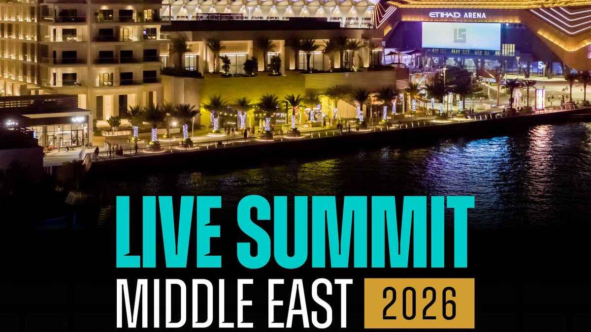 Steigt im Dezember: der erste Live Summit Middle East in Abu Dhabi.