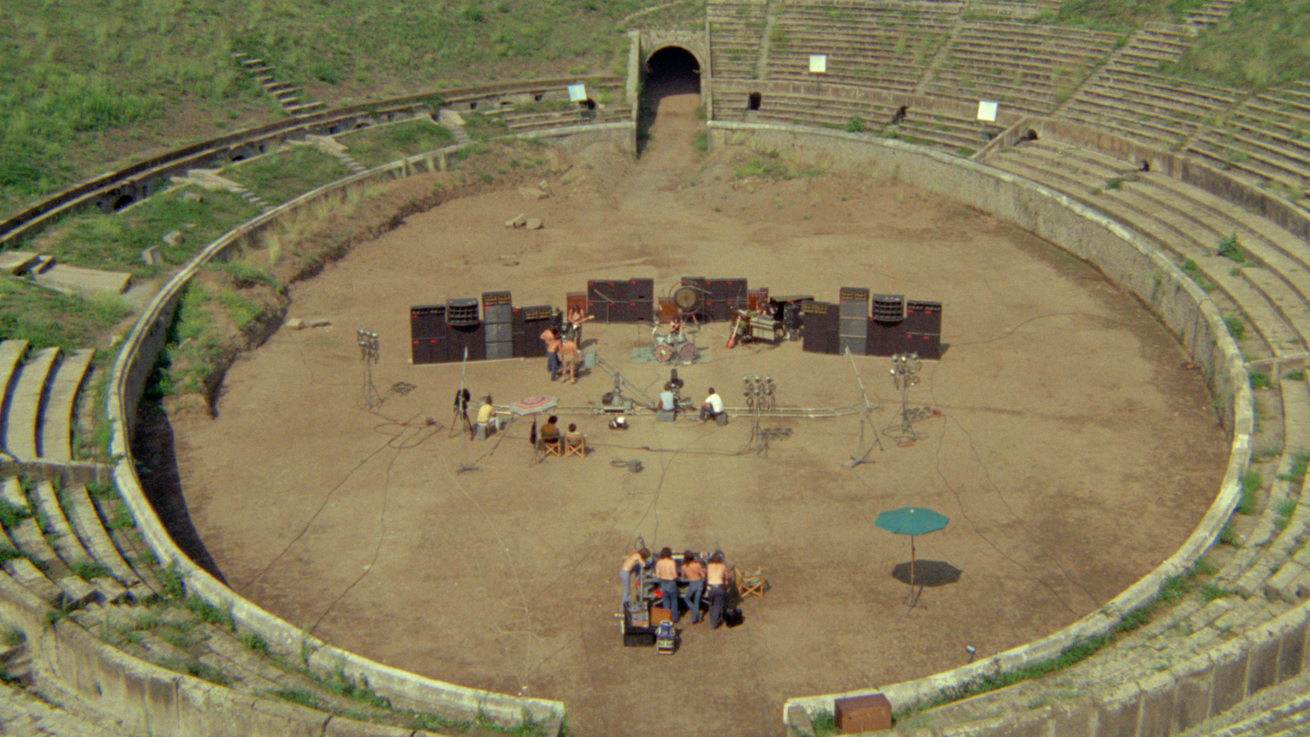 Ihr legendärer Pompeji-Mitschnitt erobert Platz eins: Pink Floyd.