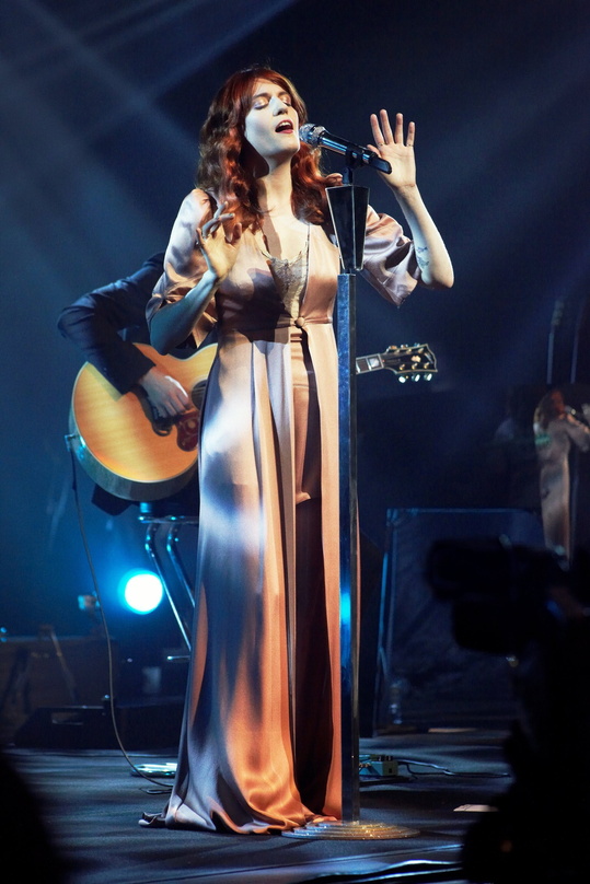 Imposante Erscheinung auf der Bühne: Florence Welch