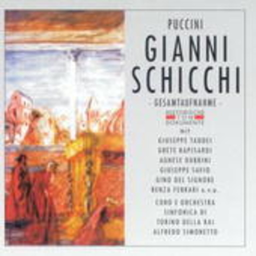 Alfredo Simonetto/Giusppe Taddei/Grete Rapisardi/... – Gianni Schicchi (ital. GA)