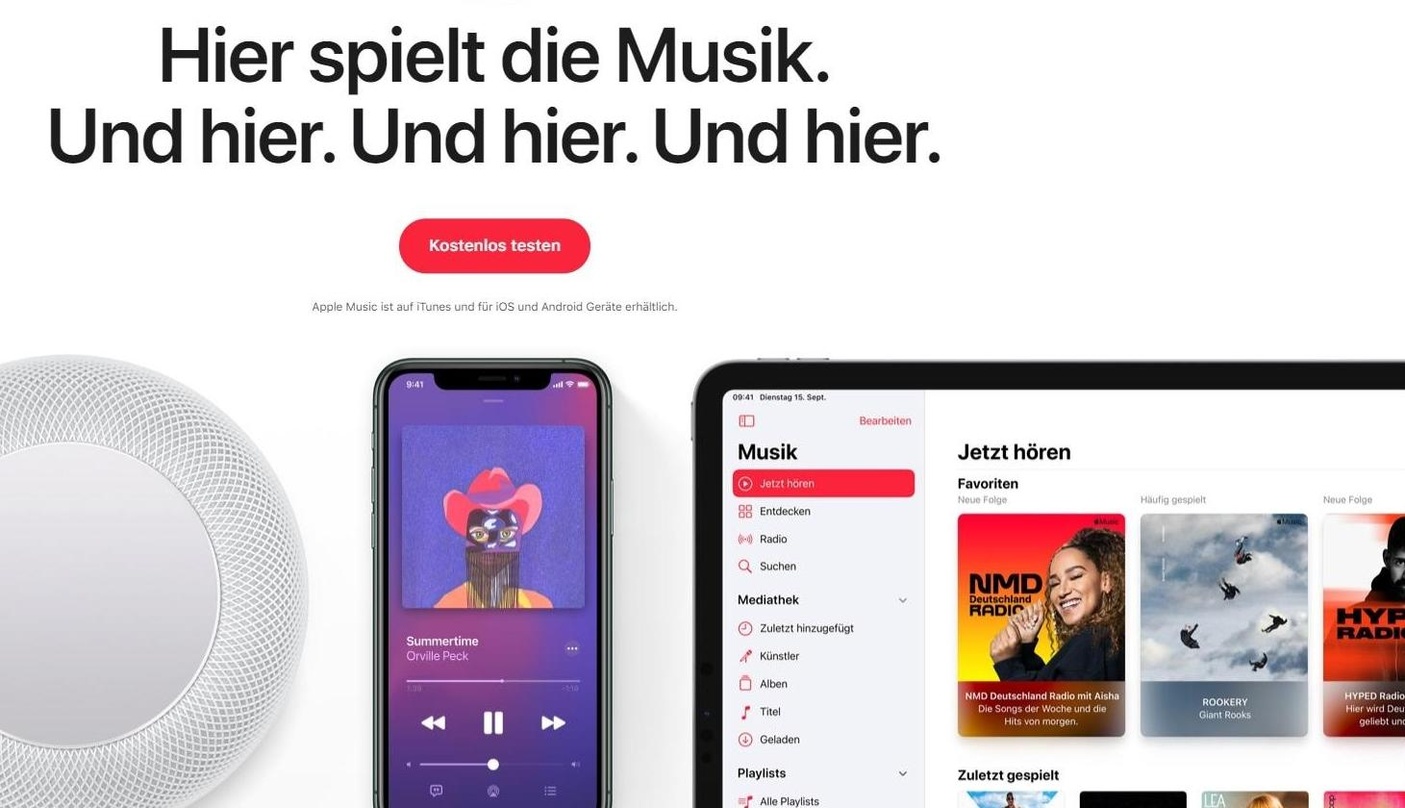 Bietet künftig auch City Charts: Apple Music