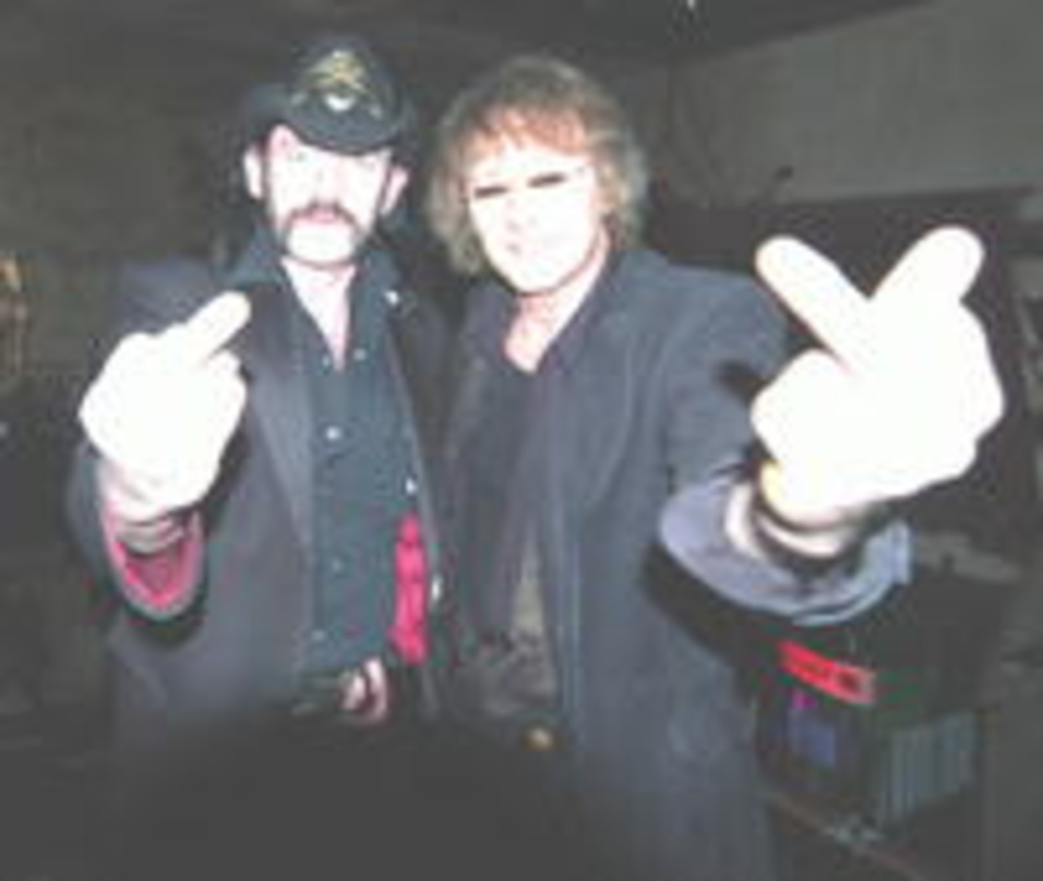 Hatten ihren Spaß auf dem Festival: Lemmy von Motörhead (l.) und Feldmann