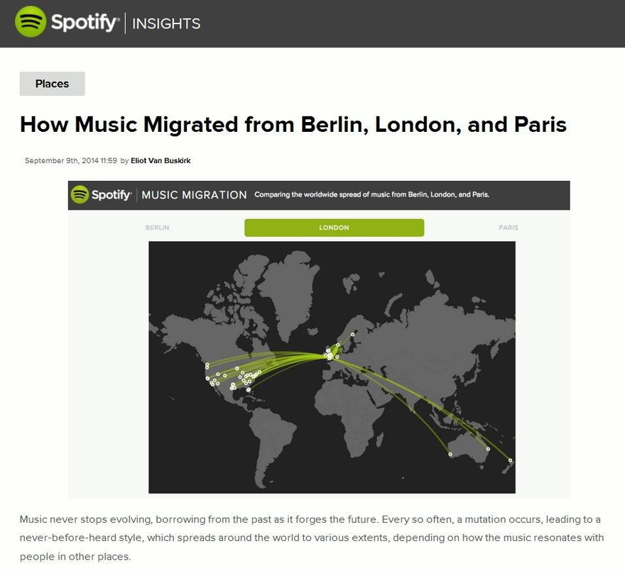 Erfolgreich in Frankreich: Spotify konnte 2013 im Deezer-Heimatmarkt erstmals kostendeckend arbeiten