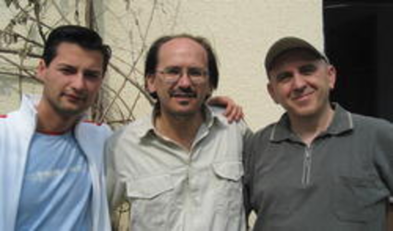 Das Team von Termidor (v.l.n.r.): José Patricio Cangas Montero, Labelchef Detlef Engelhard und Milan Saje