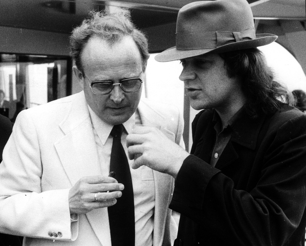 Blickt am 27. Dezember auf 80 Lebensjahre zurück: Gerhard Schulze (l.), hier mit Udo Lindenberg