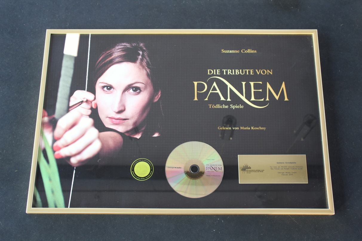 Trug zum Erfolg der physischen Hörbücher bei: das mit Gold ausgezeichnete "Die Tribute von Panem - Tödliche Spiele"