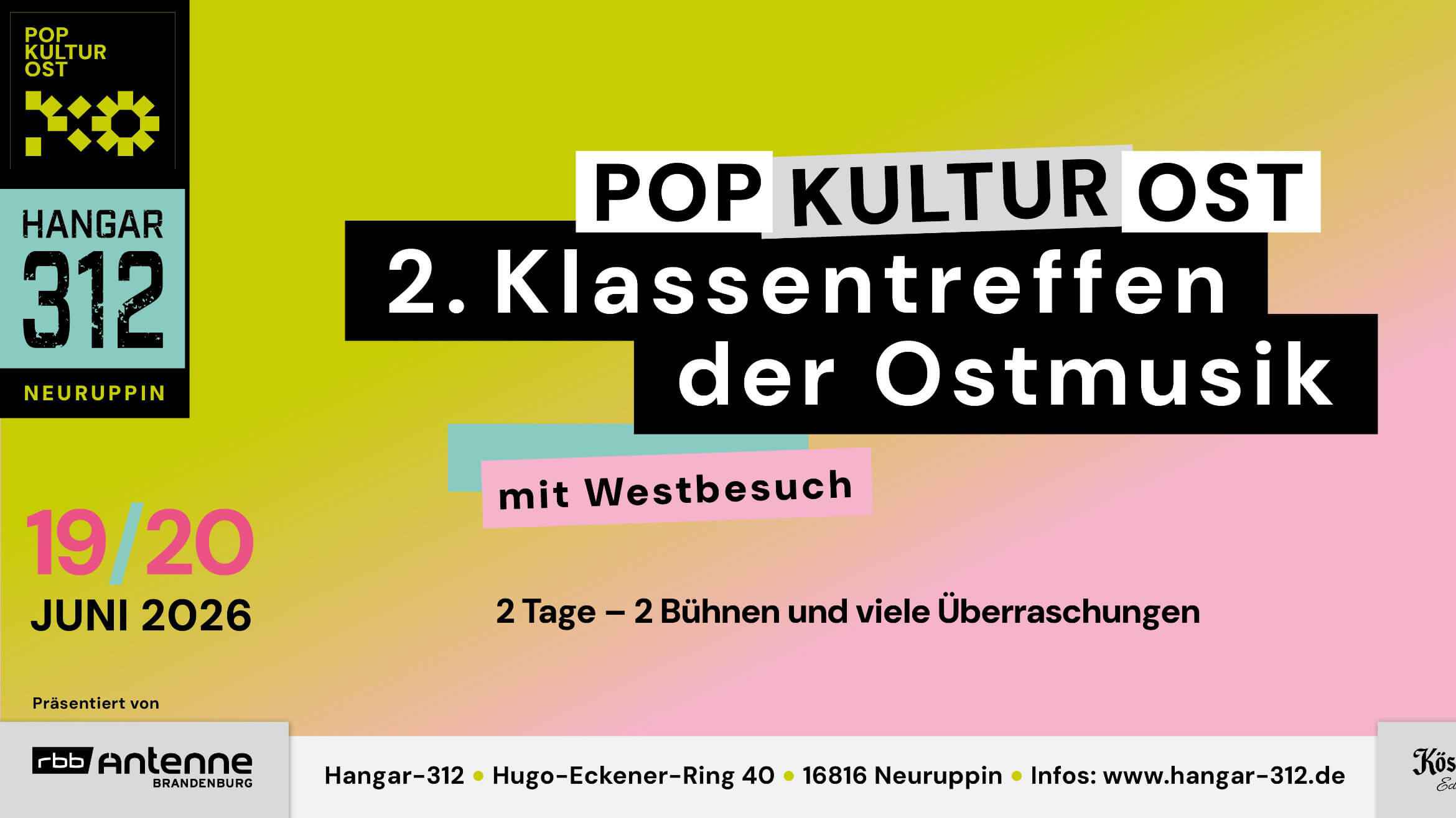 a40766c2 7d8a 45bf a3e9 f8b278a865c7 Bekommt eine zweite Ausgabe: das Klassentreffen der Ostmusik.