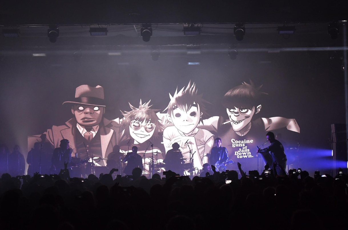 In Köln live und weltweit in 360 Grad im Netz zu erleben: die Live-Show der Gorillaz