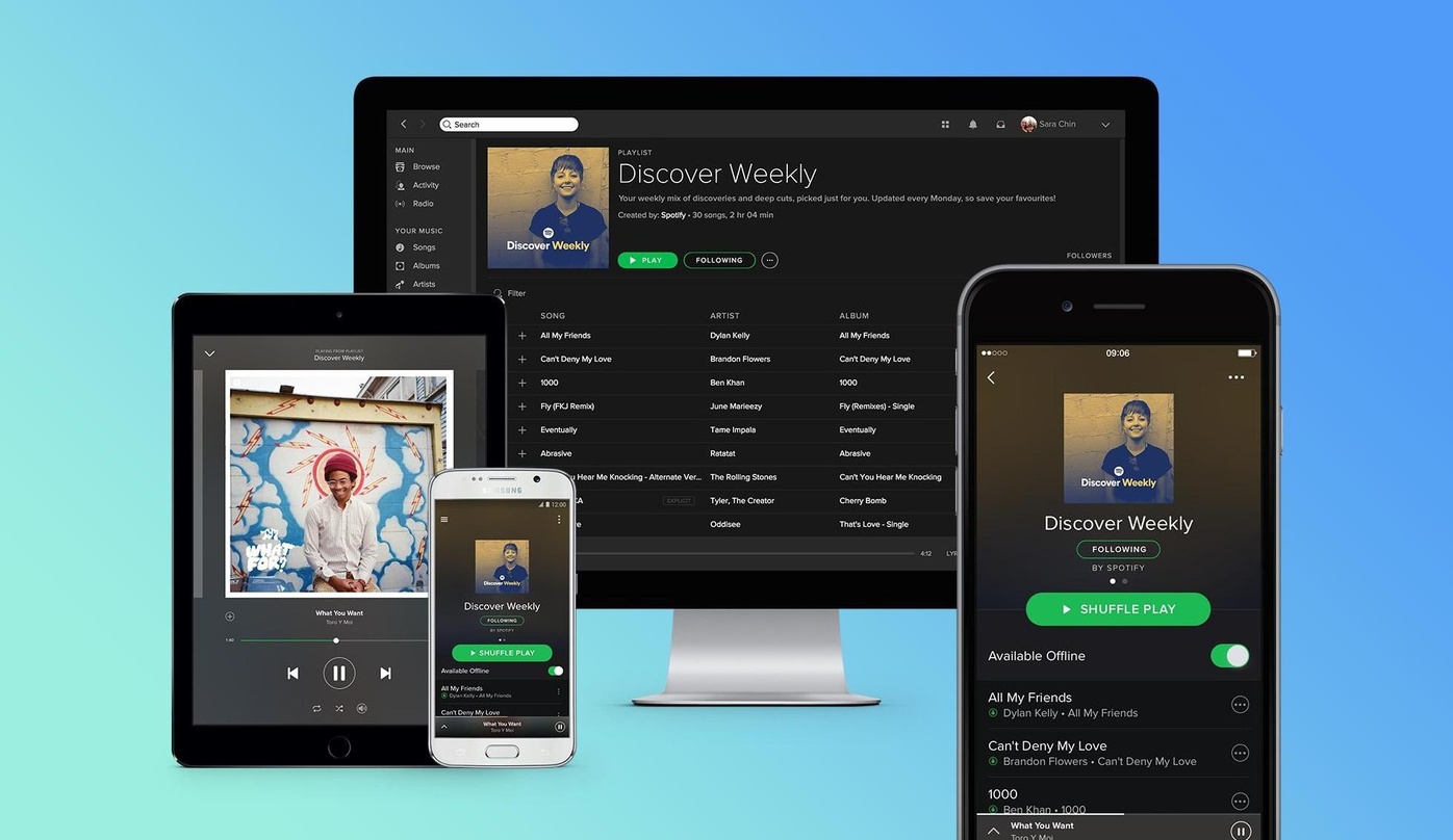 Sucht den direkten Kontakt zu den Künstlern: Spotify