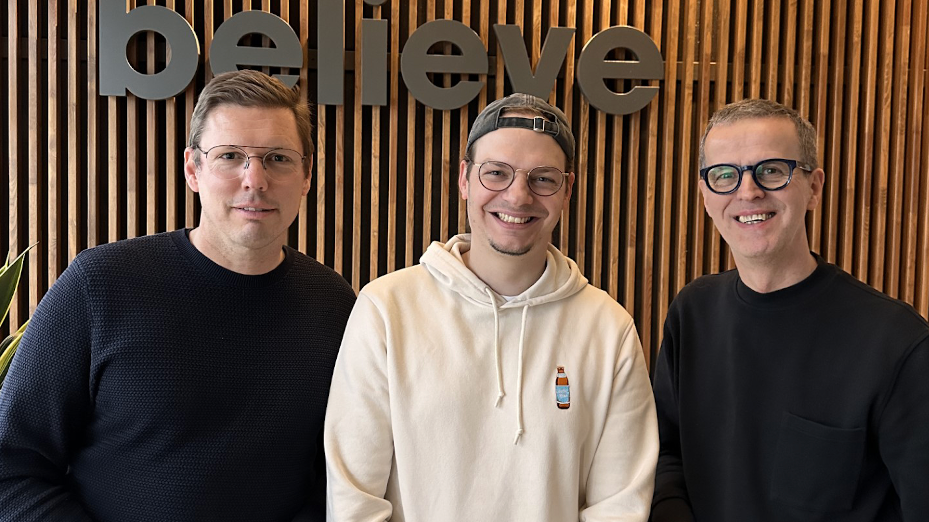 Neu aufgestellt: das Groove-Attack-Spitzenteam um (von links) Thorsten Freese (CEO Believe Group Germany), Kristof Jansen (Vice President Groove Attack) und Frank Stratmann (Strategy Direc...