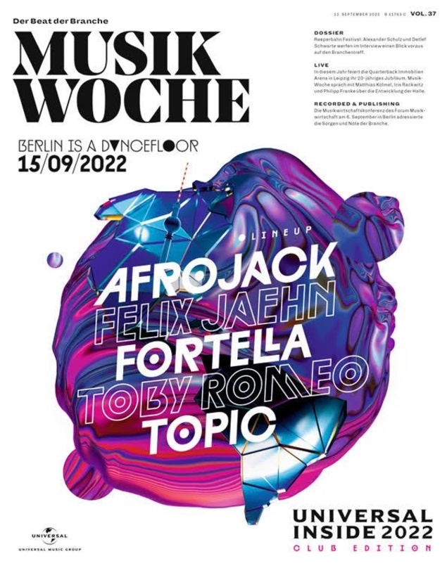 Die E-Paper-Ausgabe von MusikWoche Vol. 37 2022