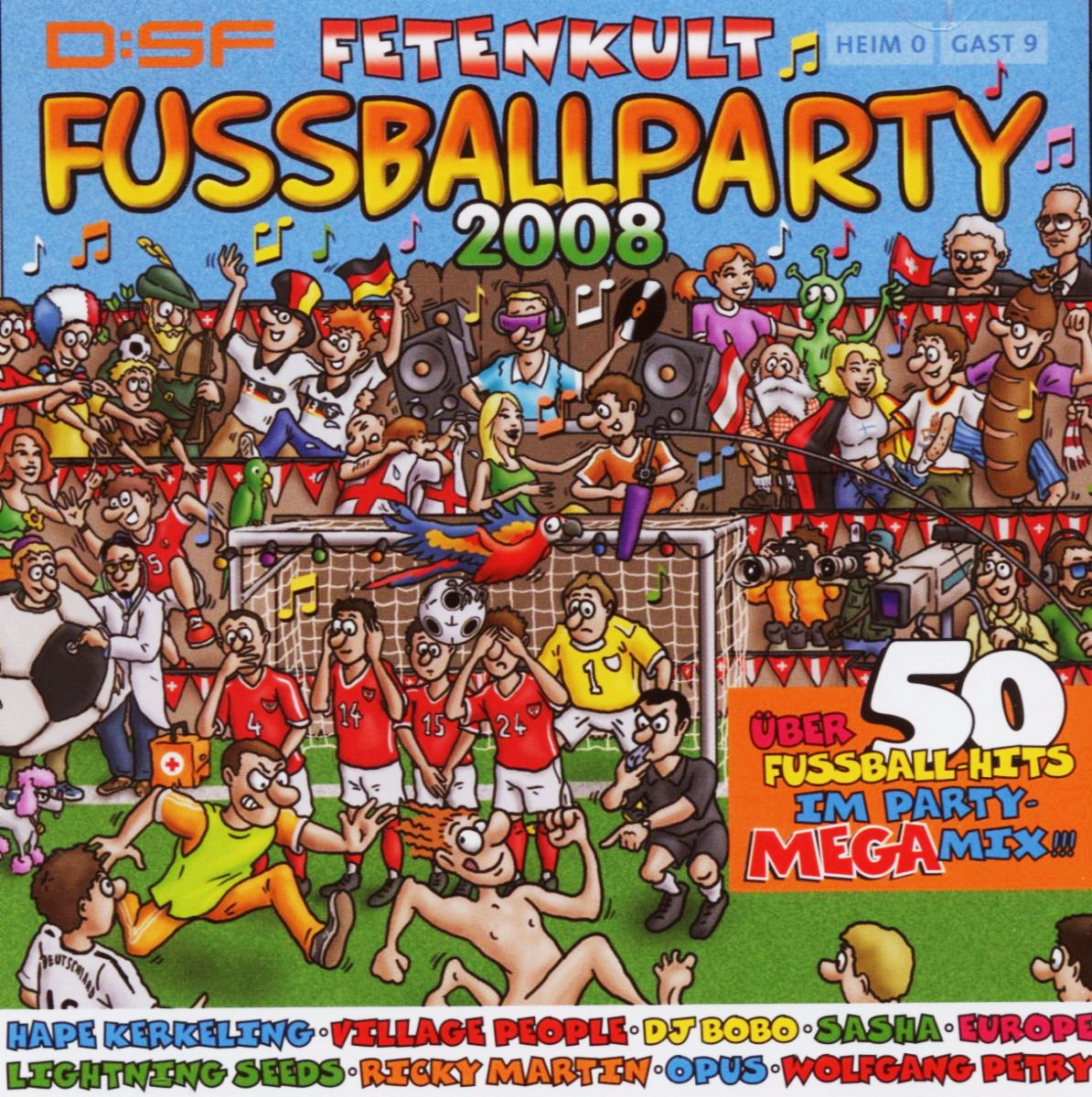Diverse – Fetenkult - Fußballparty 2008