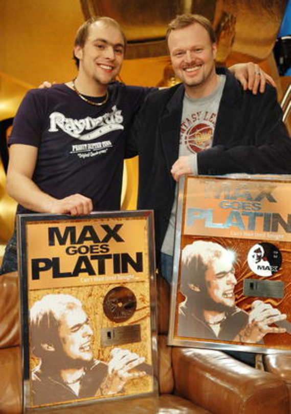 Freuen sich über Edel-Metall: Max und Stefan Raab