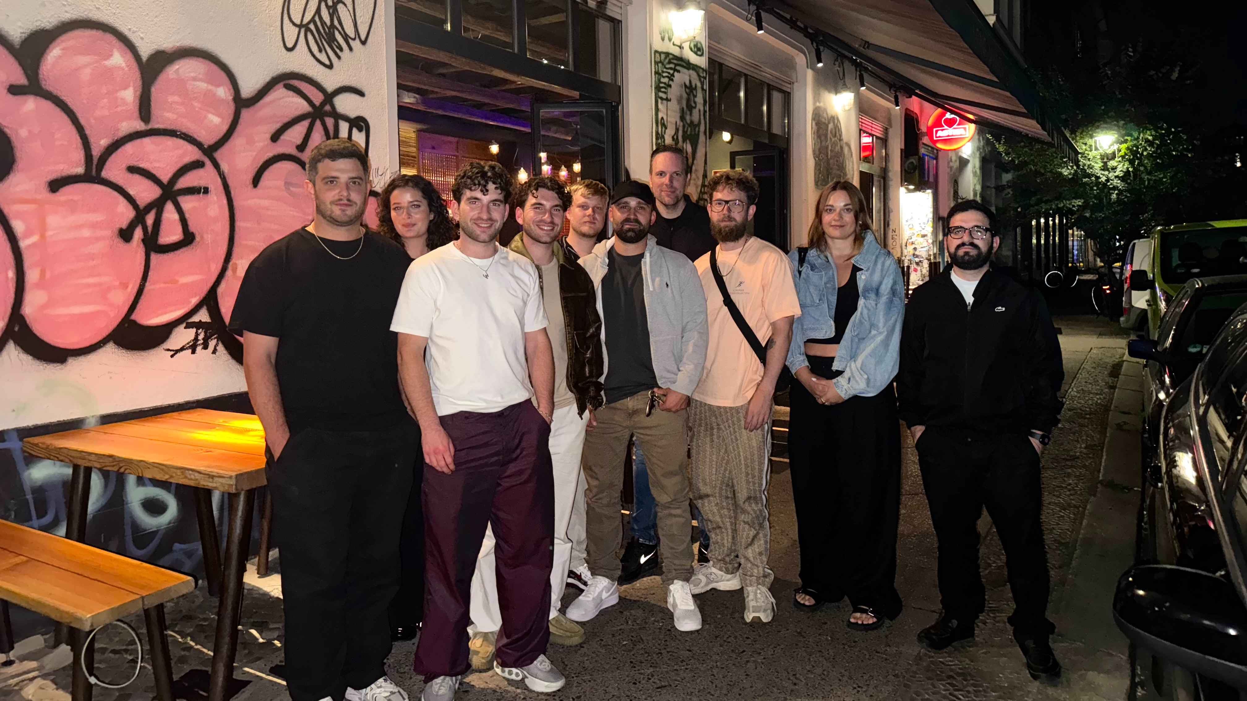 Bündeln weiterhin ihre Verlagskräfte (von links): Marcel Valin, Carla Hockl (beide BMG), Ben Haberstock, Paul Haberstock (beide Waterboutus), Theo Straßmann (RBK / Anthra Music), Tim Wilke...
