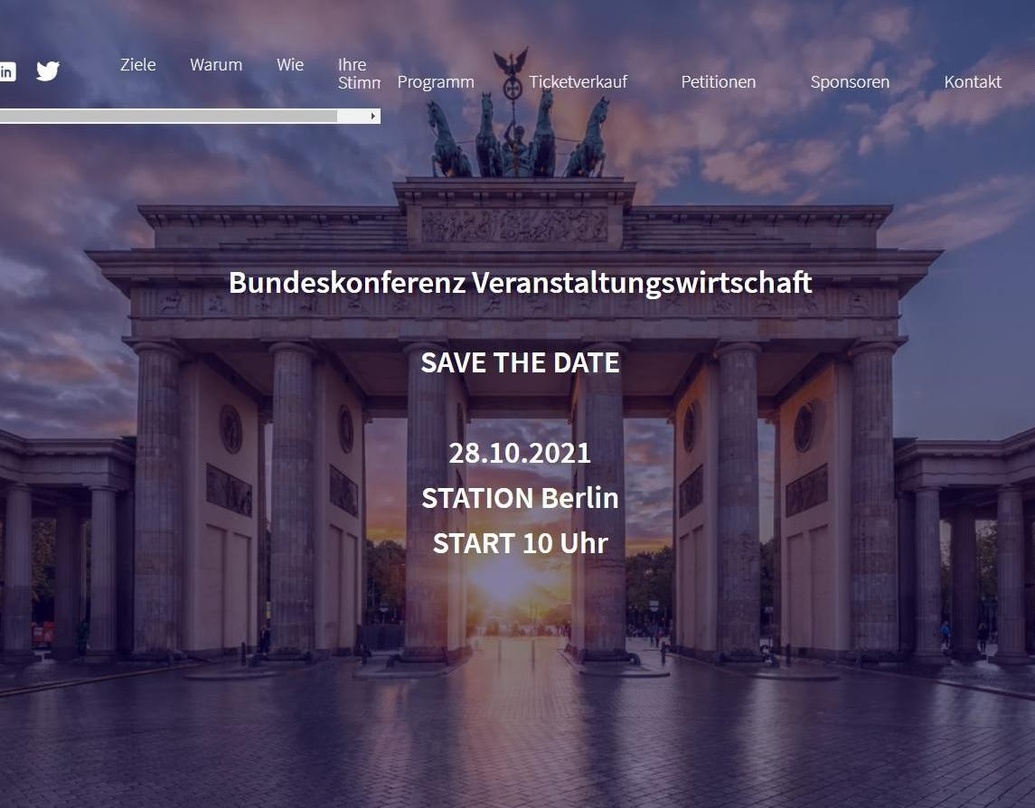Findet am 28. Oktober statt: die Bundeskonferenz Veranstaltungswirtschaft