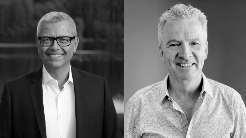 Haben eine Abmachung: Håkan Lagerqvist (CEO Naxos Digital Services, links) und David Knox (Präsident Reactional Music).