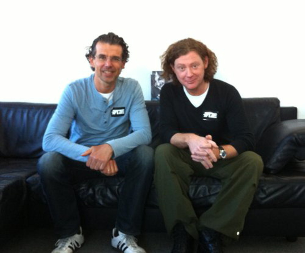 Neue Partner: Frank Schreiner (links, dig dis!/Music Mail) und "Faze"-Chef Sven Schäfer