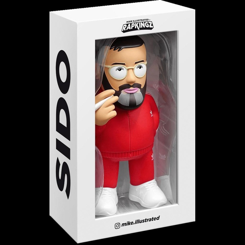 Schon vergriffen: Sido als Vinyl-Figur der Marke "Rapkingz"