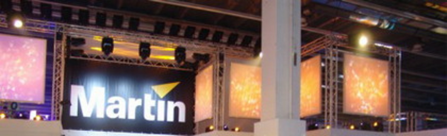 Licht ins rechte Licht gerückt: der Martin-Stand während der ProLight+Sound 2007