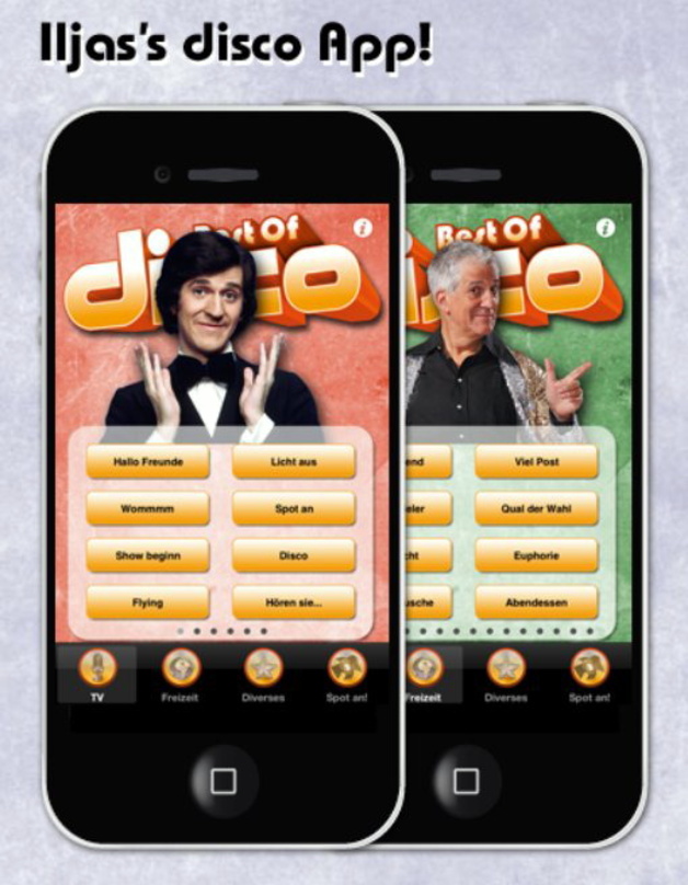 Erscheint zum 60. Geburtstag von Ilja Richter: die "disco"-App von Sony Music Catalog & Concept