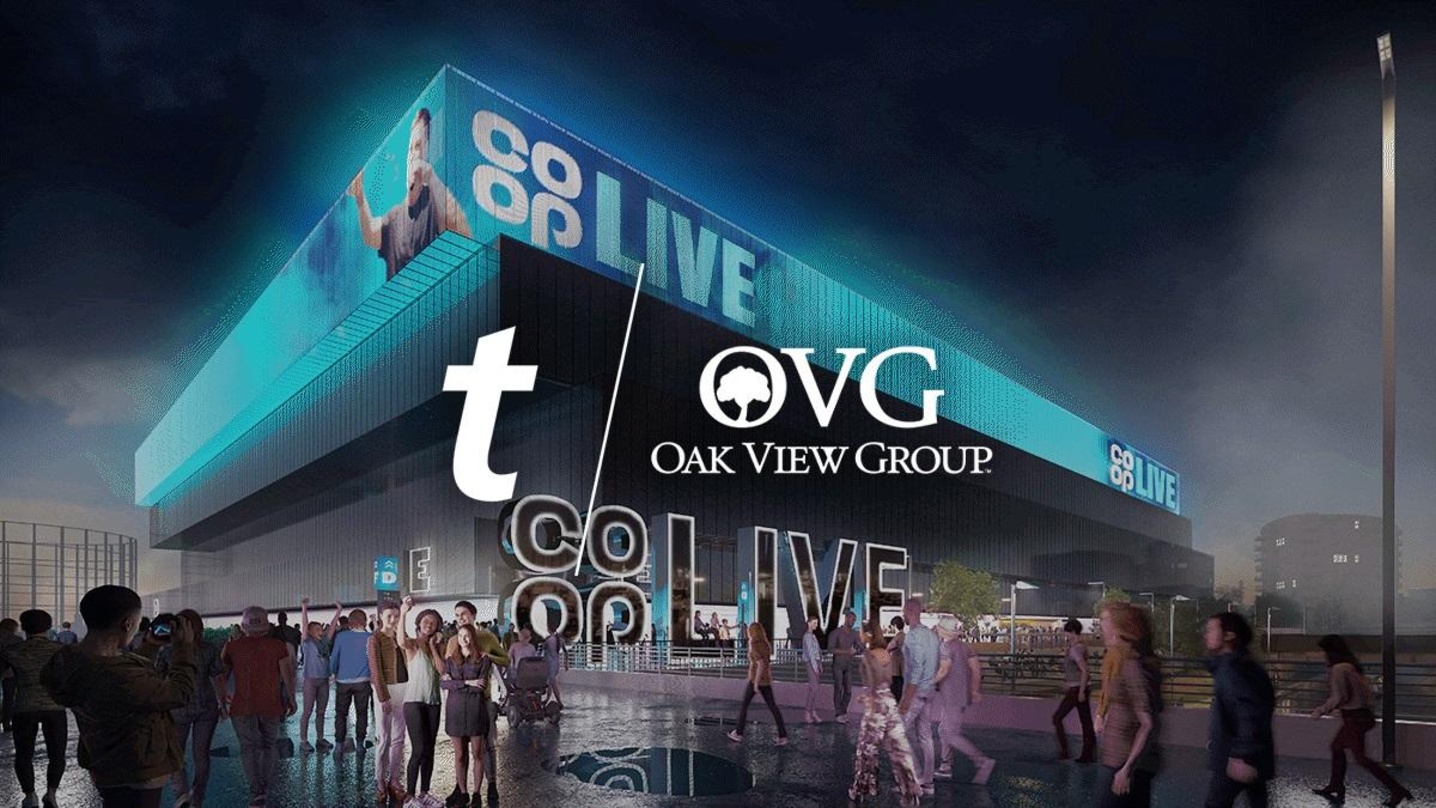 Kooperieren: Ticketmaster und die Oak View Groupuf