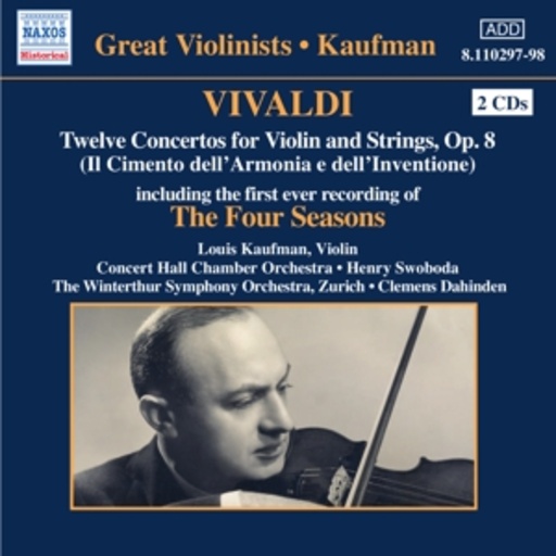 Louis Kaufman – Twelve Concertos For Violin And Strings, Op. 8 (incl. The Four Seasons)