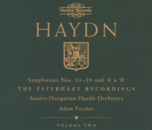 Adam Fischer/Austro-Hungarian Haydn Orchestra – The Esterházy Recordings Vol. 2 - Symphonies 21-39 And 'A' & 'B'