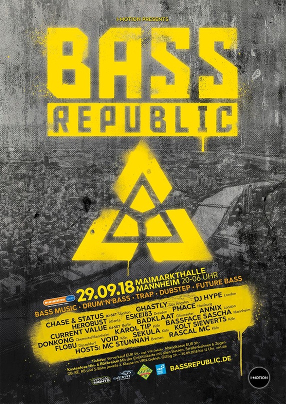 Findet im September erstmals statt: das von I-Motion veranstaltete Festival BassRepublic