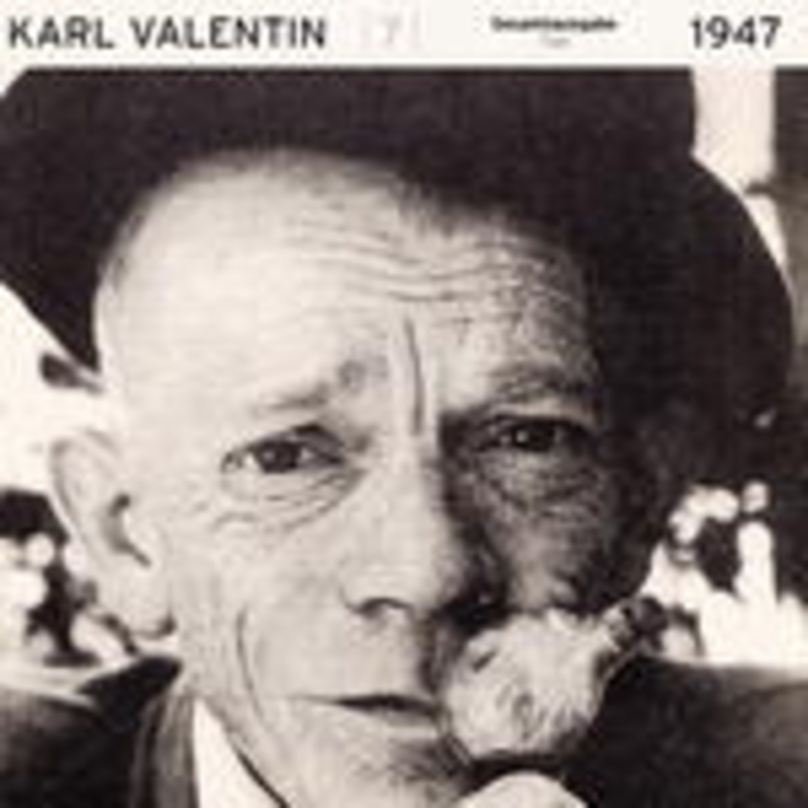 Spätes Foto: Karl Valentin 1947
