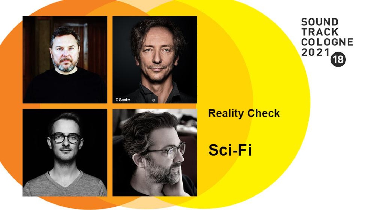 Als Speaker dabei: Mario Grigorov (oben links), Hauschka (oben rechts). Jonathan Feurich (unten links) und Lorenz Dangel (unten rechts)