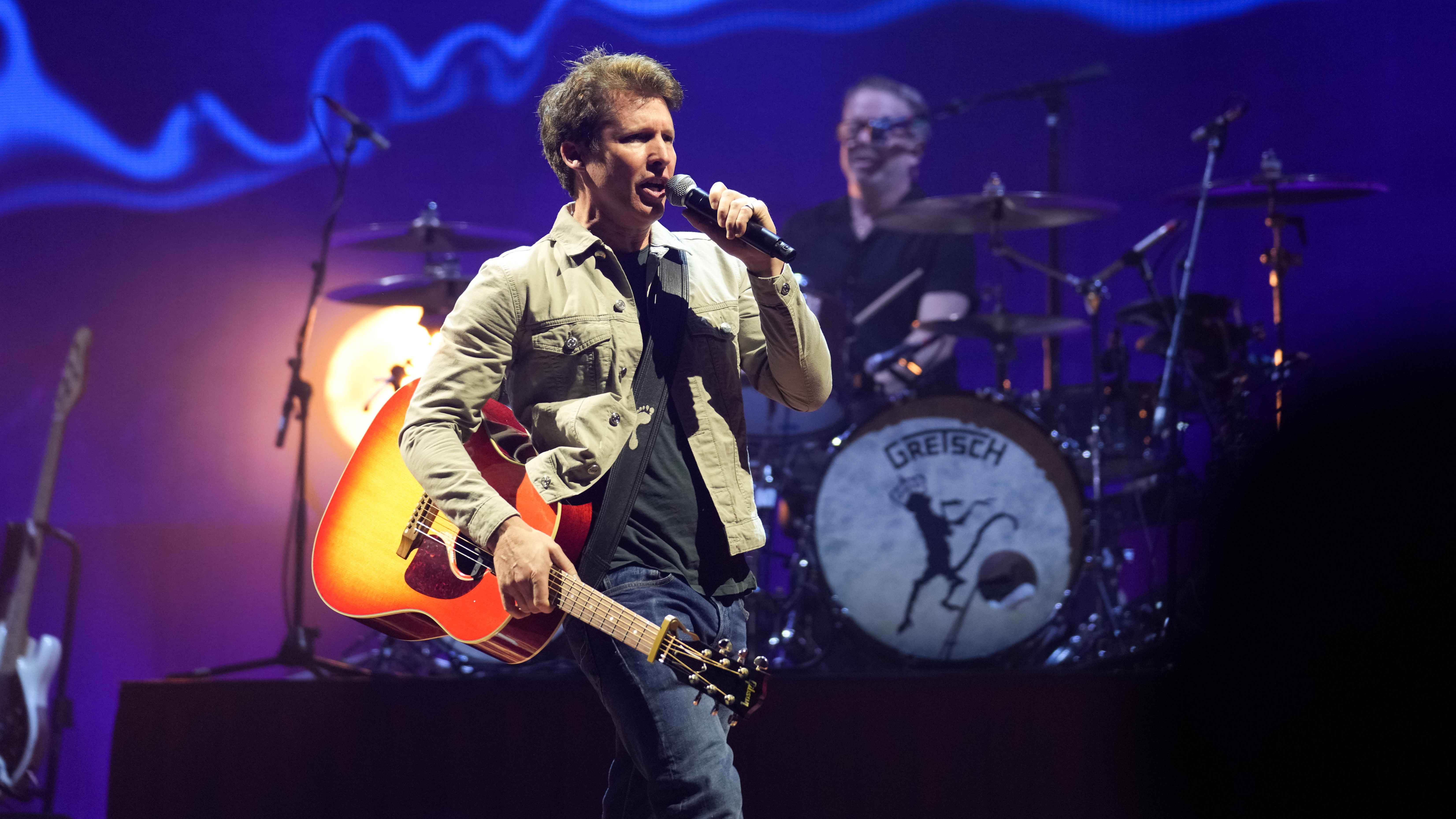 Bei seinem Konzert in der SAP Arena Mannheim: James Blunt.
