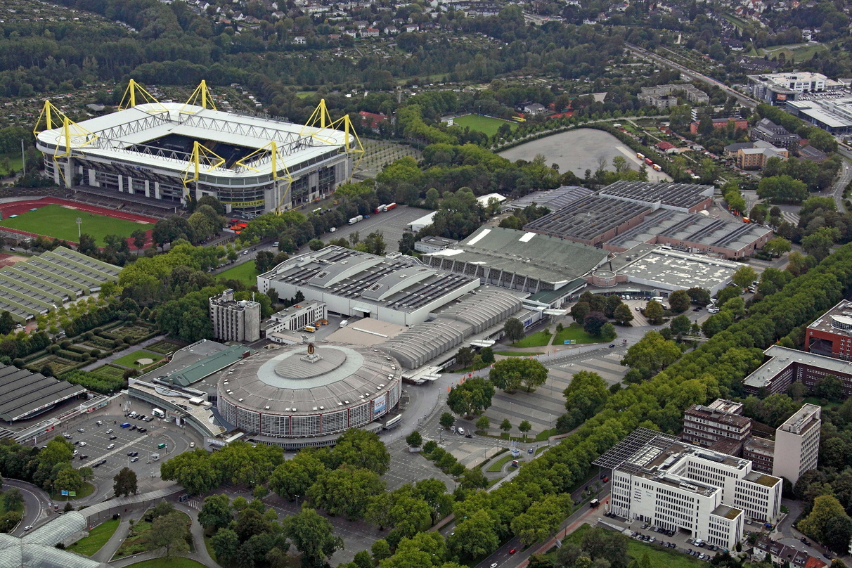 Behalten ihren Namen: Die Westfalenhalle Dortmund