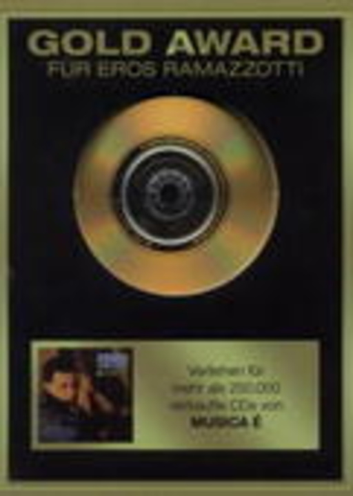 Eros Ramazzotti – Musica E - Gold Award