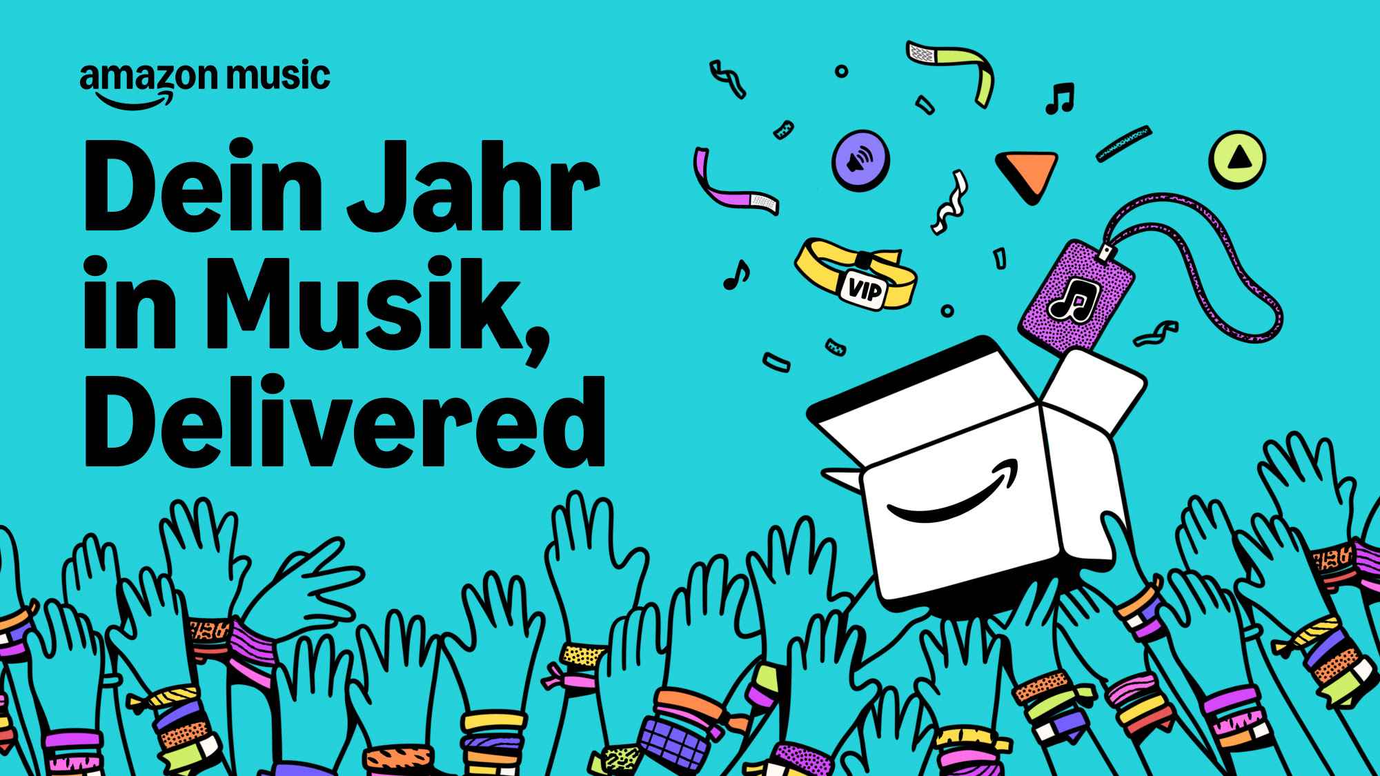 Rückblick: Amazon Music "Delivered" das Musikjahr 2025.