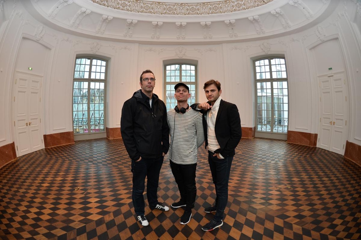 Bekommen Arbeit in Ludwigsburg (von links): Stefan Lohmann, Felix Neumann (Musical Director Berlin Show Orchestra) und Lenn Kudrjawizki (Manager Berlin Show Orchestra)