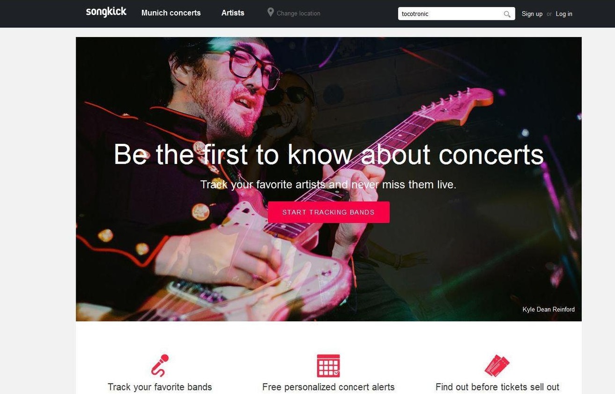 Erhält weitere 15 Millionen Dollar: Die Ticketingplattform Songkick