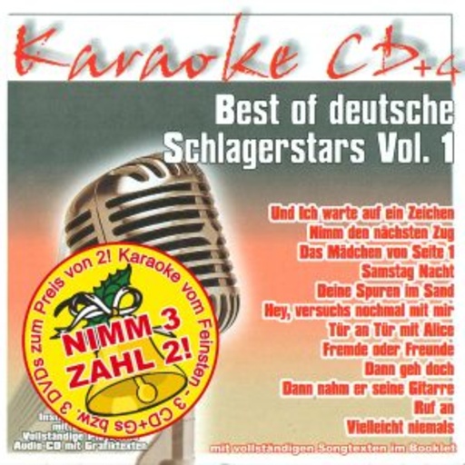 Diverse – Best Of Deutsche Schlagerstars Vol. 1 - Karaoke
