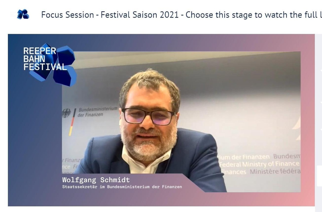 Warb bei der Focus Session für die Überbrückungshilfe III: Wolfgang Schmidt vom Finanzministerium