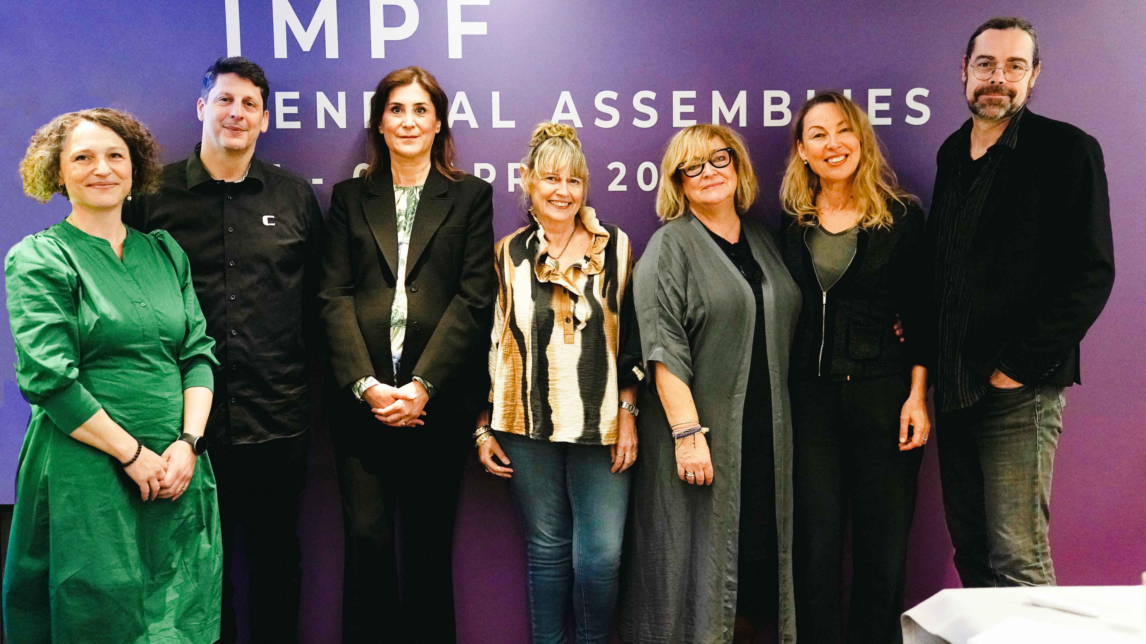 Kamen zusammen (von links): Nicole Schulze (IMPF Secretary General & IMPF Network 2 Project Manager), Marton Naray (EMEE Board Member), Olga Sismanidi (European Education And Culture Execu...