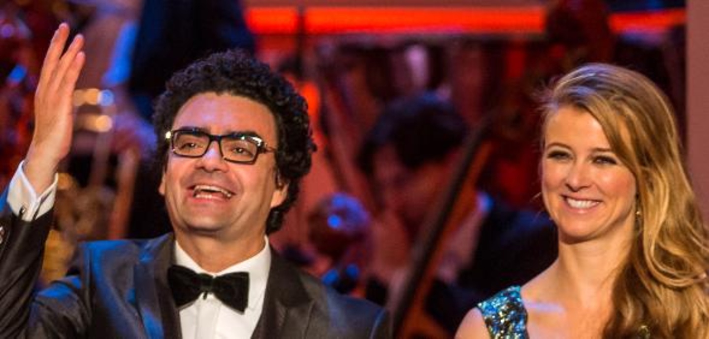 Moderierten gemeinsam: Rolando Villazon und Nina Eichinger