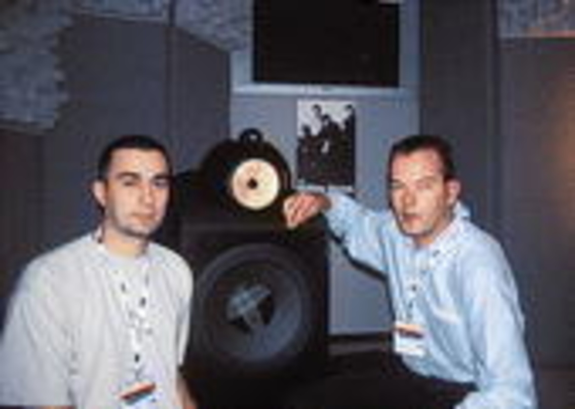 Stellten die SACDs auf der Popkomm. vor: Nidal Sadeq (l.) und Andreas Maaß (beide UMG)