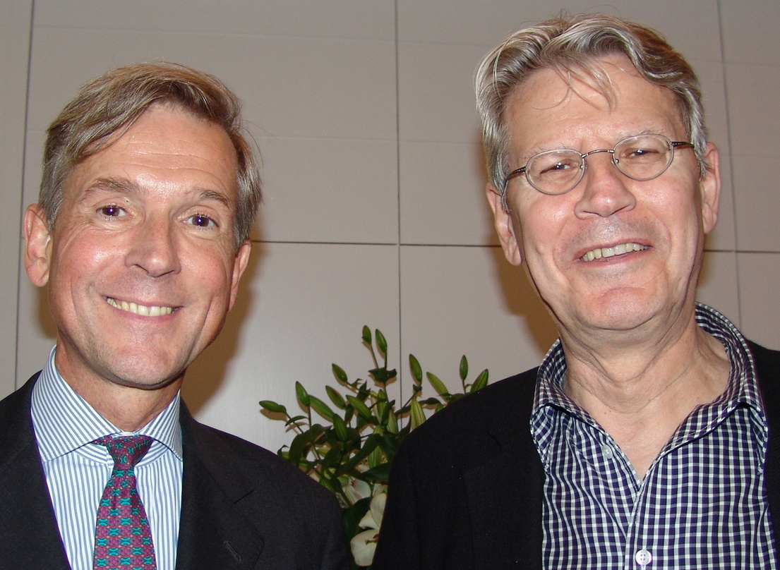 Berliner Runde: Harald Heker (l.) mit Karl-Heinz Klempnow ...