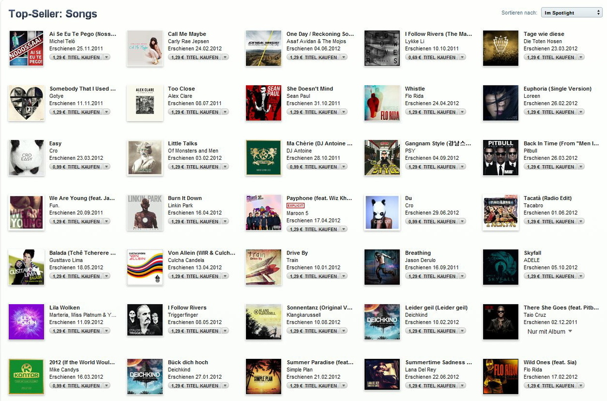 ad69158d0ad6b7f264583845c34d6e91dde1d7c1ae3e2ab0d2b66a4394b1f3c1 Michel Teló vor Carly Rae Jepsen und Asaf Avidan: Die Liste der Jahresbestseller im iTunes Store
