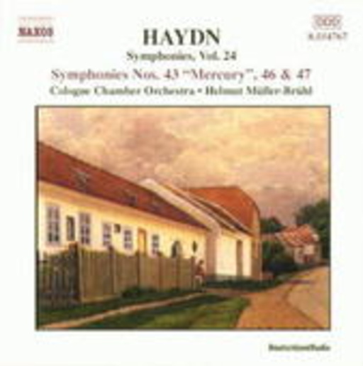 Helmut Müller-Brühl/Cologne Chamber Orchestra – Symphonies Vol. 24 - Nos. 43 'Mercury', 46 & 47